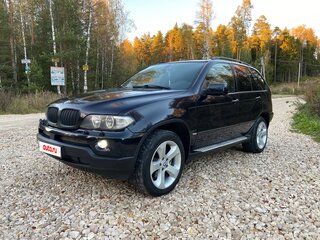 2005 BMW X5 3.0d I (E53) Рестайлинг, чёрный, 1400000 рублей, вид 1