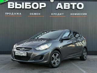 2011 Hyundai Solaris I, чёрный, 799000 рублей, вид 1