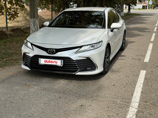 2021 Toyota Camry VIII (XV70) Рестайлинг, белый, 3550000 рублей, вид 5