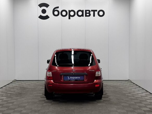 2011 Lada (ВАЗ) Kalina I, красный, 275000 рублей - вид 4