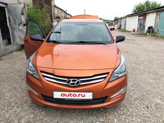 2014 Hyundai Solaris I, оранжевый, 1000000 рублей, вид 3
