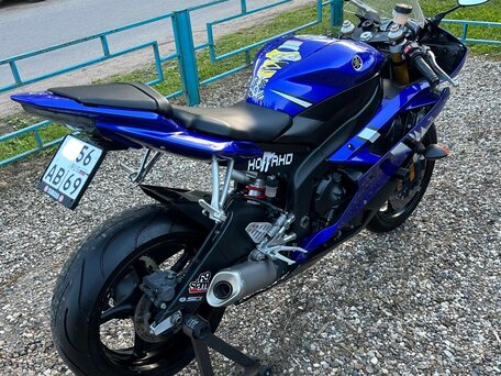 2006 Yamaha YZF-R6, синий, 600000 рублей, вид 3