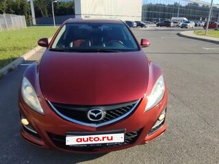 2010 Mazda 6 II (GH) Рестайлинг, красный, 850000 рублей, вид 4