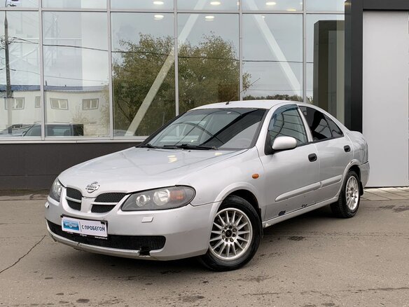 2003 Nissan Almera II (N16) Рестайлинг, серебристый, 219000 рублей