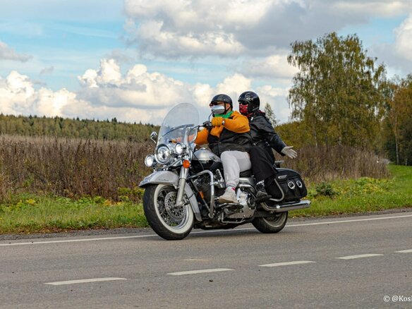 2003 Harley-Davidson Road King, серебристый, 750000 рублей - вид 9