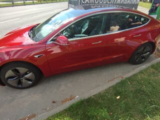 2018 Tesla Model 3 Long Range I, красный, 2990000 рублей, вид 2
