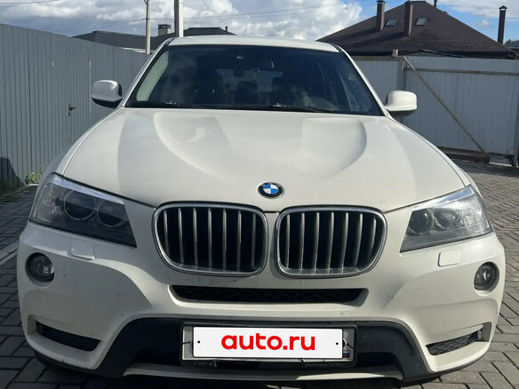 2012 BMW X3 28i xDrive II (F25), белый - вид 1