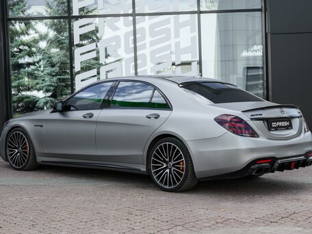 2017 Mercedes-Benz S-Класс AMG 63 AMG Long III (W222, C217) Рестайлинг, серый, 7875000 рублей, вид 2