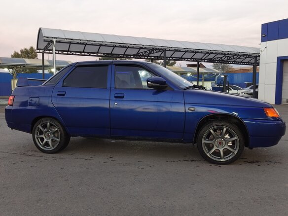 2002 Lada (ВАЗ) 2110, синий, 499000 рублей - вид 6