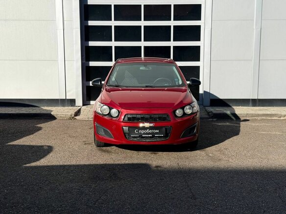 2012 Chevrolet Aveo II, красный, 485000 рублей - вид 7