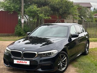 2018 BMW 5 серии 520d xDrive VII (G30/G31/G38), чёрный, 2990000 рублей, вид 1
