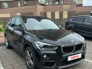 2017 BMW X1 18d xDrive II (F48), чёрный, 1995000 рублей, вид 1