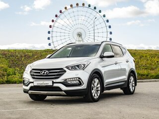 2016 Hyundai Santa Fe III Рестайлинг, серебристый, 2250000 рублей, вид 1