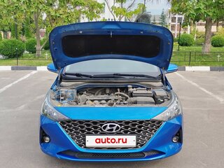 2020 Hyundai Solaris II Рестайлинг, синий, 1950000 рублей, вид 2
