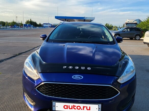 2017 Ford Focus III Рестайлинг, синий, 1000000 рублей - вид 1