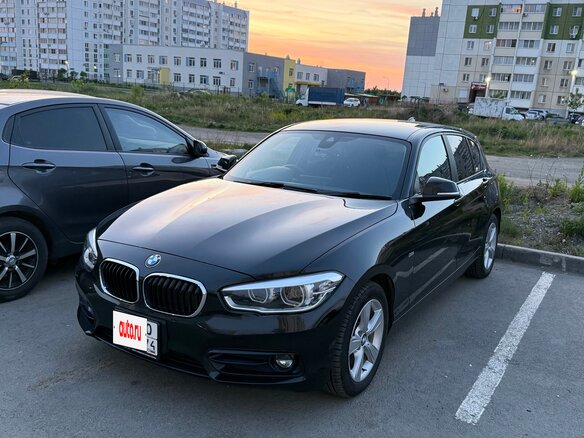 2016 BMW 1 серии 118i II (F20/F21) Рестайлинг, чёрный, 1599000 рублей - вид 1
