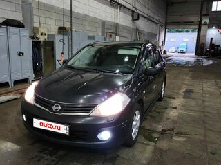 2012 Nissan Tiida I Рестайлинг, чёрный, 650000 рублей, вид 2