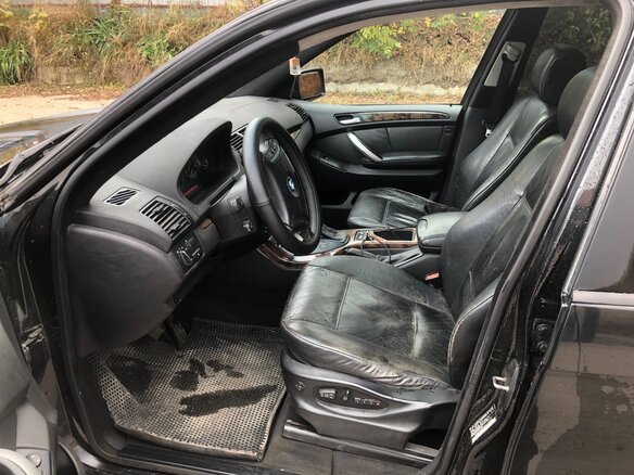 2002 BMW X5 3.0i I (E53), чёрный, 1000000 рублей - вид 6