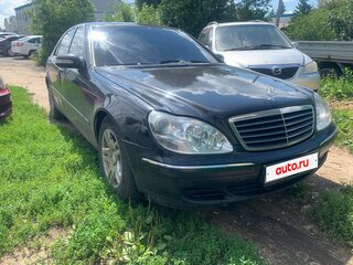 2003 Mercedes-Benz S-Класс 350 Long IV (W220) Рестайлинг, чёрный, 500000 рублей, вид 5