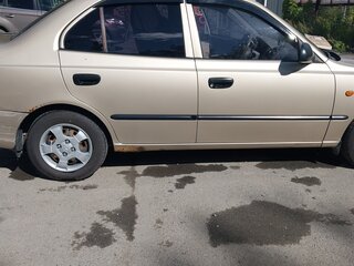2005 Hyundai Accent ТагАЗ II, бежевый, 280000 рублей, вид 5
