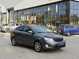 2013 Kia Rio III, серый, 669000 рублей, вид 3