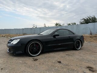 2002 Mercedes-Benz SL-Класс 500 5-speed V (R230), чёрный, 1350000 рублей, вид 2