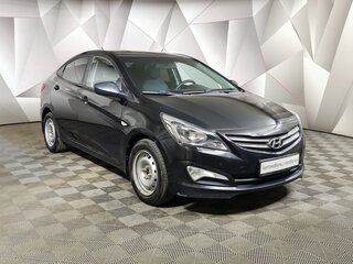 2015 Hyundai Solaris I Рестайлинг, чёрный, 679000 рублей, вид 3