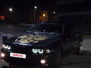 2000 BMW 5 серии 520i IV (E39) Рестайлинг, чёрный, 550000 рублей, вид 1