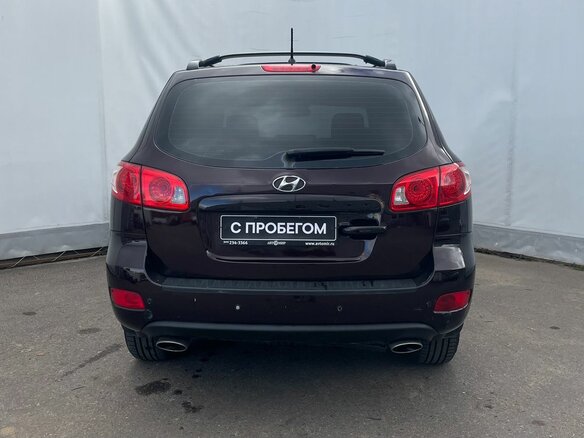 2008 Hyundai Santa Fe II, красный, 869000 рублей - вид 4