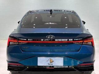 2023 Hyundai Elantra VII (CN7) Рестайлинг, синий, 1250000 рублей, вид 4