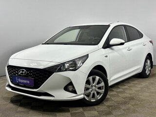 2021 Hyundai Solaris II Рестайлинг, белый, 1310000 рублей, вид 1