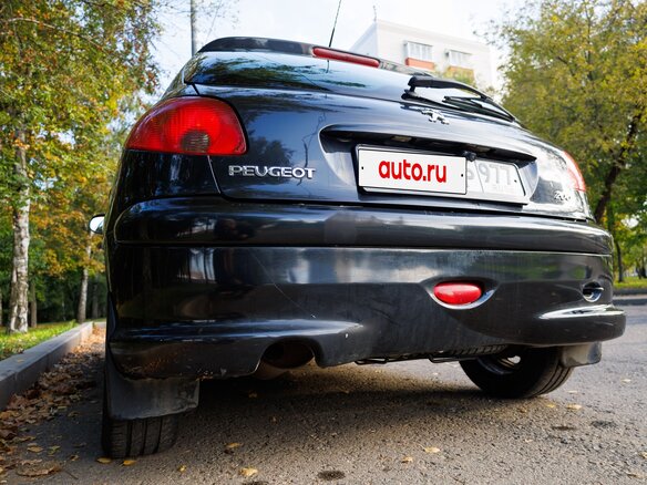 2006 Peugeot 206, чёрный, 365000 рублей - вид 12