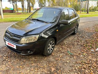 2012 Lada (ВАЗ) Granta I, чёрный, 170000 рублей, вид 3