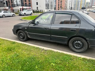 2007 Hyundai Accent ТагАЗ II, чёрный, 400000 рублей, вид 5