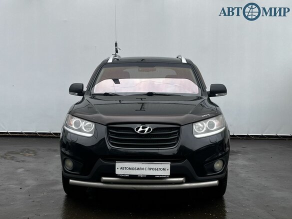 2011 Hyundai Santa Fe II Рестайлинг, чёрный, 1190000 рублей - вид 1