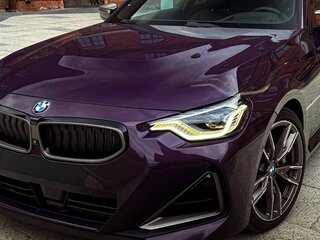 2021 BMW 2 серии M240i xDrive G42, фиолетовый, 4100000 рублей, вид 3
