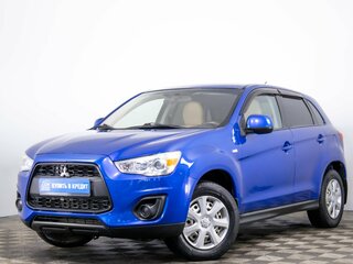 2014 Mitsubishi ASX I Рестайлинг, синий, 1059000 рублей, вид 3