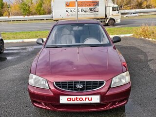 2008 Hyundai Accent ТагАЗ II, красный, 415000 рублей, вид 2