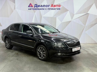 2014 Skoda Superb DSG II Рестайлинг, чёрный, 800000 рублей, вид 3
