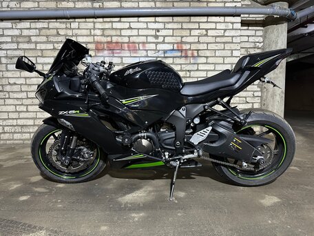 2019 Kawasaki ZX-6R Ninja, чёрный, 920000 рублей, вид 2