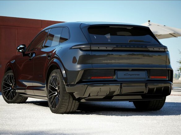 2026 Porsche Cayenne Electric IV, серый - вид 2