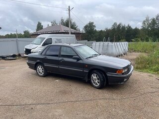 1991 Mitsubishi Galant VI, чёрный, 100000 рублей, вид 2