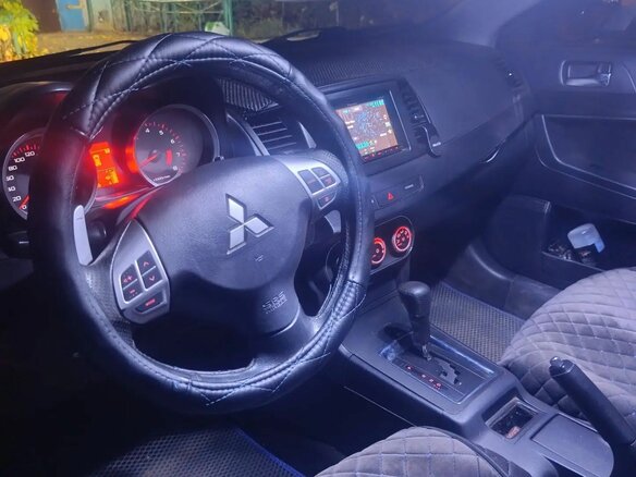 2007 Mitsubishi Lancer X, синий, 750000 рублей - вид 5
