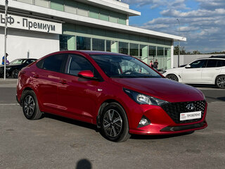 2020 Hyundai Solaris II Рестайлинг, красный, 1549000 рублей, вид 3