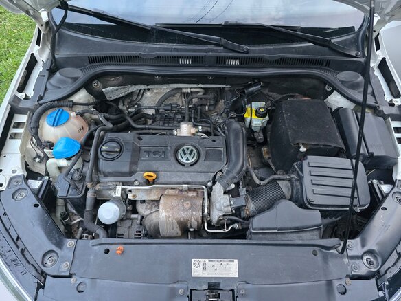 2013 Volkswagen Jetta VI, белый - вид 7