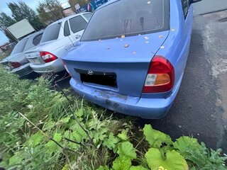 2006 Hyundai Accent ТагАЗ II, фиолетовый, 120000 рублей, вид 5