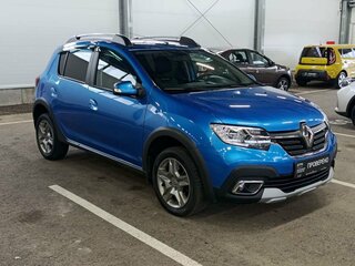 2021 Renault Sandero Stepway II Рестайлинг, синий, 1240000 рублей, вид 3