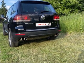 2008 Volkswagen Touareg I Рестайлинг, чёрный, 1200000 рублей, вид 5