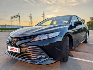 2018 Toyota Camry US Market VIII (XV70), чёрный, 1850000 рублей, вид 4