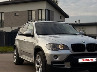 2008 BMW X5 30d II (E70), серебристый, 1800000 рублей, вид 3